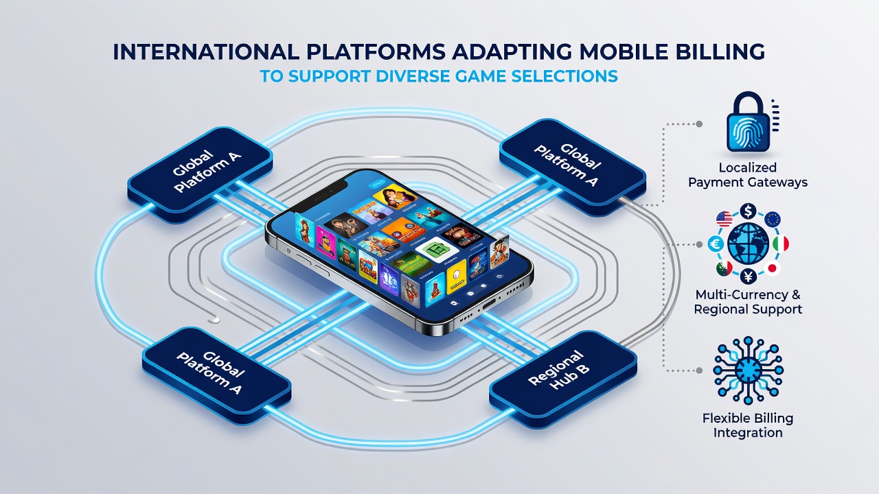 Streamlined reward access and game variety enabled by updated mobile billing on international platforms