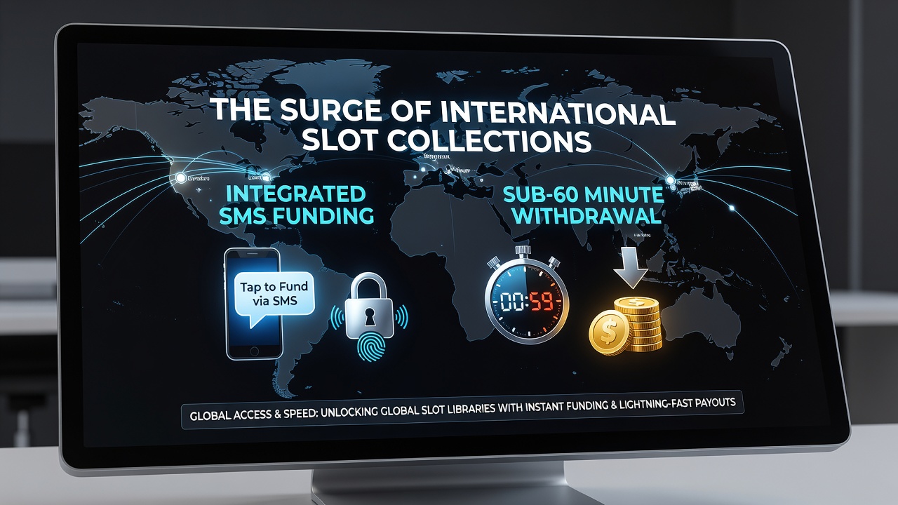 Dashboard view of international slot collection with live withdrawal status indicators